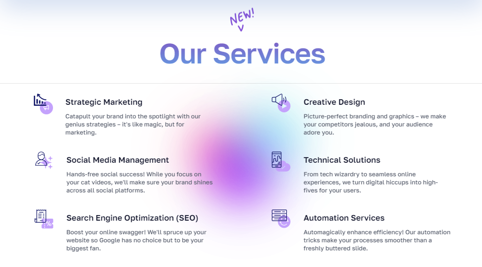 our services